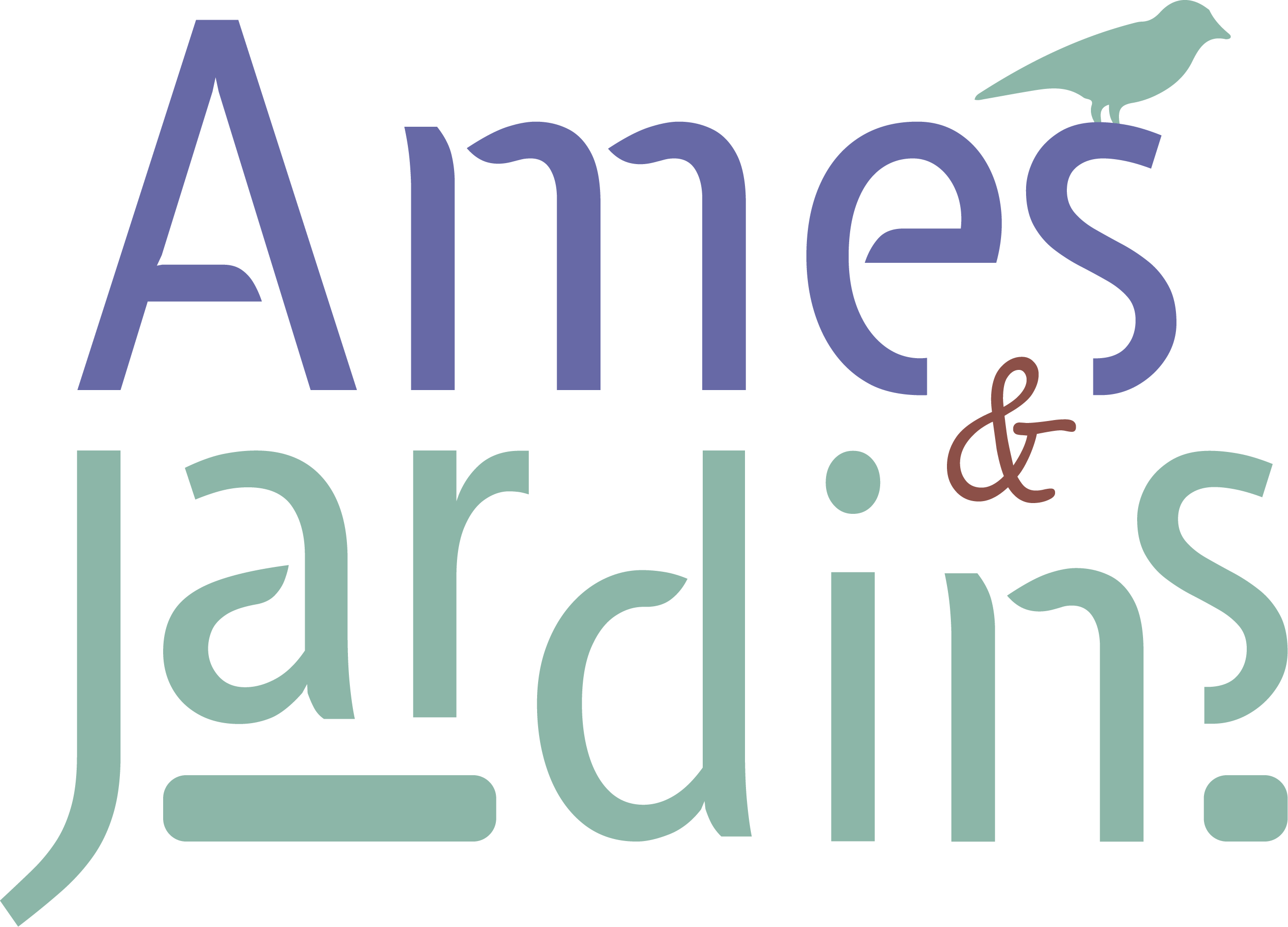 Logo secondaire âmes et jardins